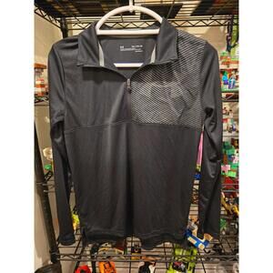 Under Armour Black and Gray Half-Zip Top NWT